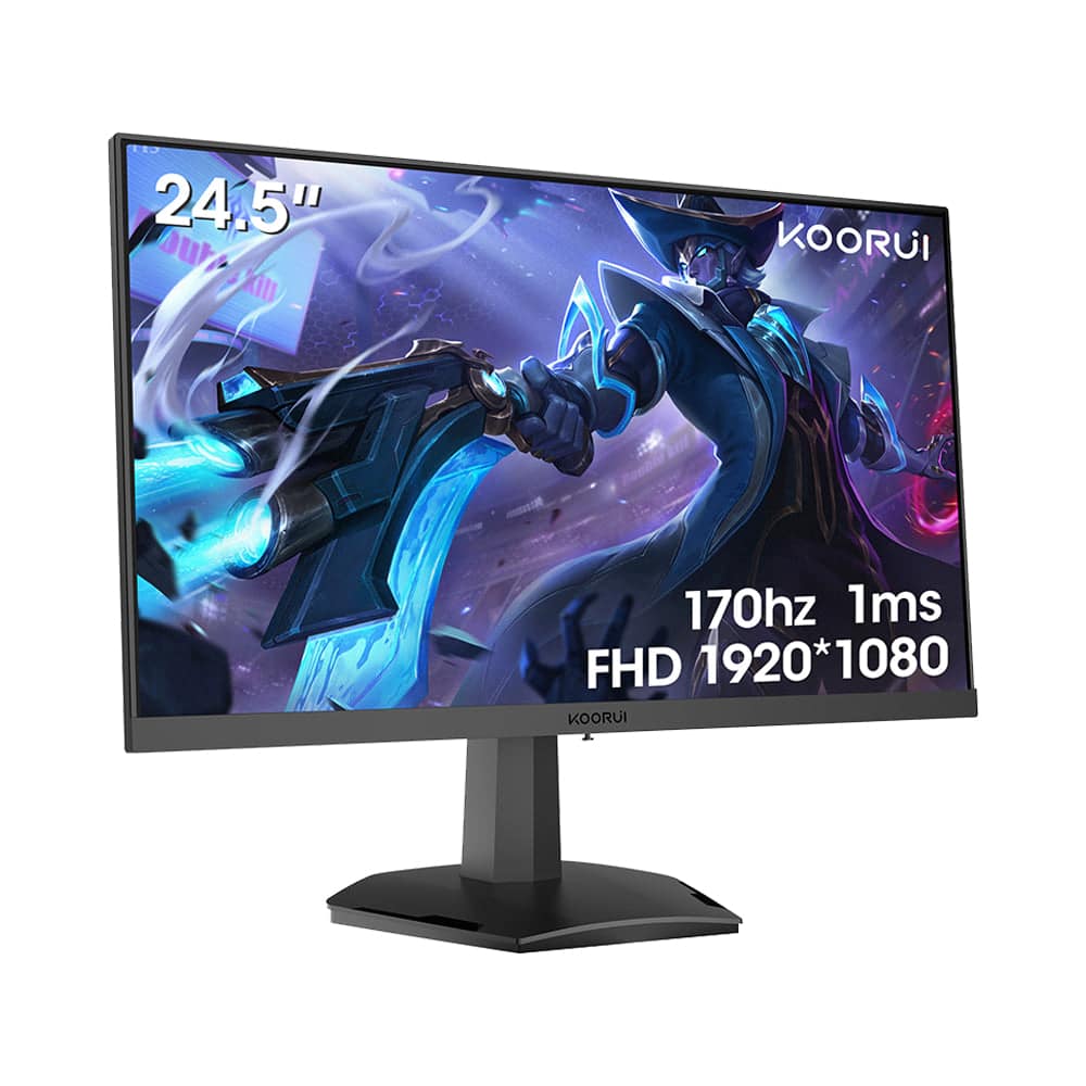 KOORUI 24.5-Inch Gaming Monitor VA FHD 1920 x 1080 170Hz 1ms | 25E3A - Image 1