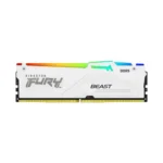 Kingston Fury Beast RGB 64GB (32GB x2) RAM 5600MT/s DDR5 White-KF556C40BWAK2-64 - Image 2