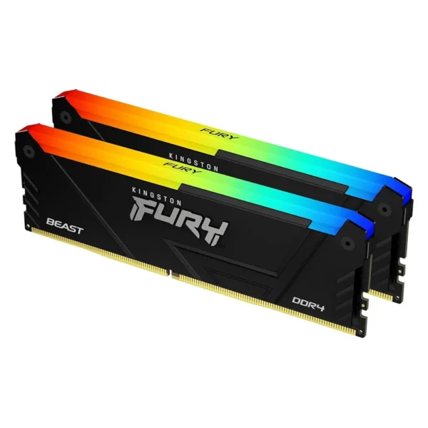 Kingston Fury Beast RGB 64GB (2x32GB) 3200MHz DDR4 RAM| KF432C16BBAK2/64