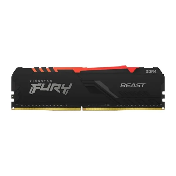 Kingston Fury Beast RGB 8GB RAM DDR4 Desktop Memory,3600Mhz, DIMM- KF436C17BBA/8
