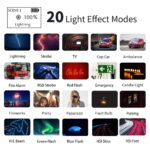 LED Video Light W200 RGB | Handheld Light Photography & Vlog Light - Image 4
