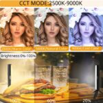 LED Video Light W200 RGB | Handheld Light Photography & Vlog Light - Image 6