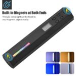 LED Video Light W200 RGB | Handheld Light Photography & Vlog Light - Image 8
