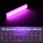 LED Video Light W200 RGB | Handheld Light Photography & Vlog Light - Image 2