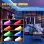 LED Video Light W200 RGB | Handheld Light Photography & Vlog Light - Image 3