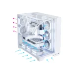 LILI White Gaming PC Intel Core i7-14700F, RTX 4070, B760M-A, 32GB RAM, 1TB SSD, 850W PSU, 360 CPU Liquid Cooler, Win 11 - Image 2