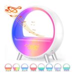 LED Smart Alarm Clock Speaker | Colorful LED Wake Up Light Voice APP Control - Image 2