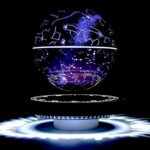 Levitating Starry Night Light Galaxy Lamp - Image 3
