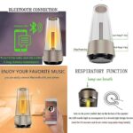 Living Candle Lamp Bluetooth Speaker Decorative Flame Style LED Light - Image 6