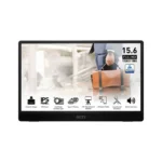 MSI PRO MP161 E2 16” Portable FHD IPS Monitor 60Hz, 4ms Response, Built-in Speakers, Ultra-Slim Design , Black- 9S6-3PB70H-047
