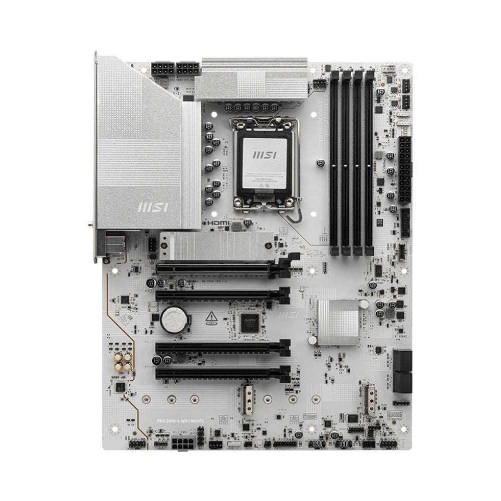 MSI Pro Z890-S WiFi DDR5 LGA 1851 ATX Motherboard – White | 911-7E54-001 - Image 3