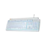 Meetion Blue Switches Mechanical White Gaming Keyboard – MK600 MX - Image 4