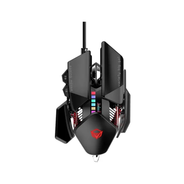 Meetion GM80 Transformers Mechanical Gaming Mouse, Black