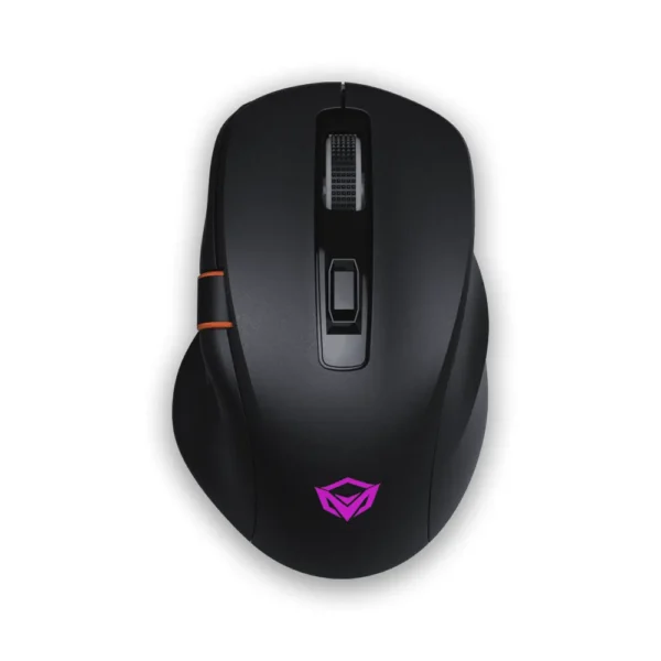 Meetion GW32 Three-Mode Gaming Ergonomic Mouse, Black+Orange