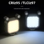 2 in 1 Microphone RGB LED Light For Vlogging - Image 4