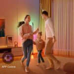 Minimalist Led Floor Lamp Remote Control | 16 Million Colors & Music Sync - Image 2