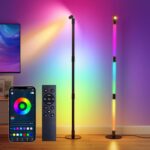 Minimalist Led Floor Lamp Remote Control | 16 Million Colors & Music Sync