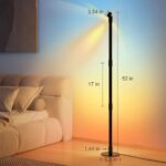 Minimalist Led Floor Lamp Remote Control | 16 Million Colors & Music Sync - Image 5
