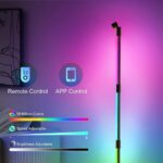 Minimalist Led Floor Lamp Remote Control | 16 Million Colors & Music Sync - Image 4