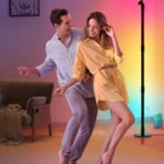 Minimalist Led Floor Lamp Remote Control | 16 Million Colors & Music Sync - Image 3