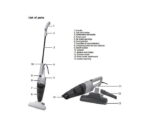 Midea Upright 2-in-1 Vacuum Cleaner Pink/White Model – SC861W | 1 Year Warranty - Image 6