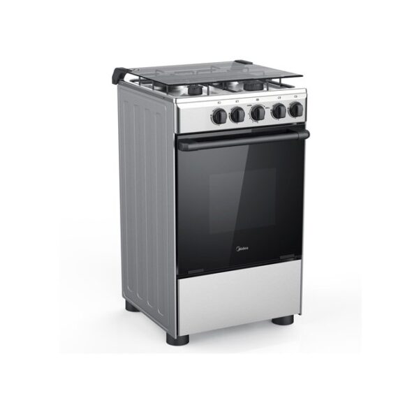 Midea 50 x 55 cm Gas Cooker with Full Safety – Model BME50058-S | 1 Year Warranty