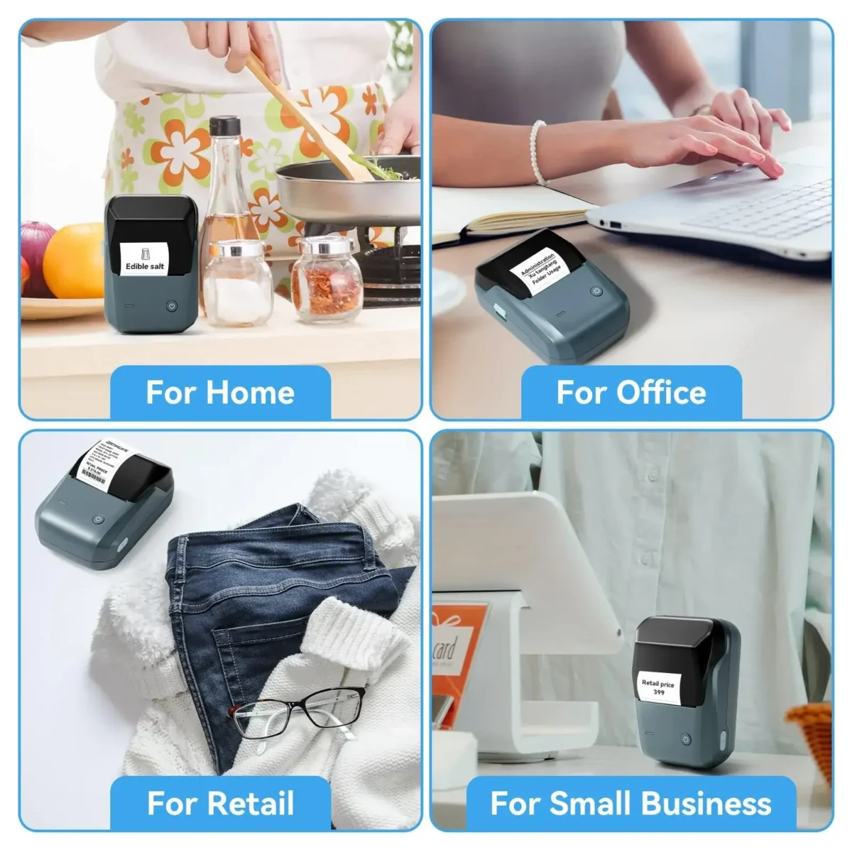 NIIMBOT B1 Inkless Label Maker with Tape - Image 5