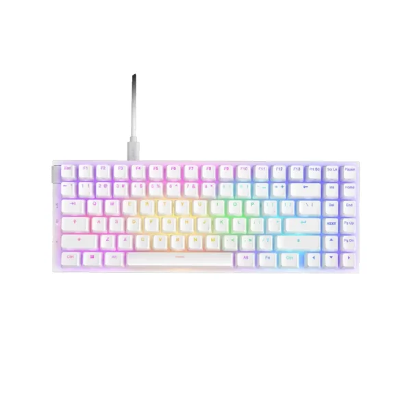 NZXT Function 2 MINI TKL Optical Gaming Keyboard, White -KB-002NW-US