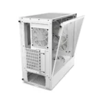NZXT H5 Flow RGB Compact Mid-Tower Airflow Case, White | CC-H51FW-R1 - Image 4