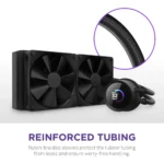 Nzxt Kraken 240 240mm AIO LCD Display CPU Liquid Cooler, Black – RL-KN240-B1 - Image 3
