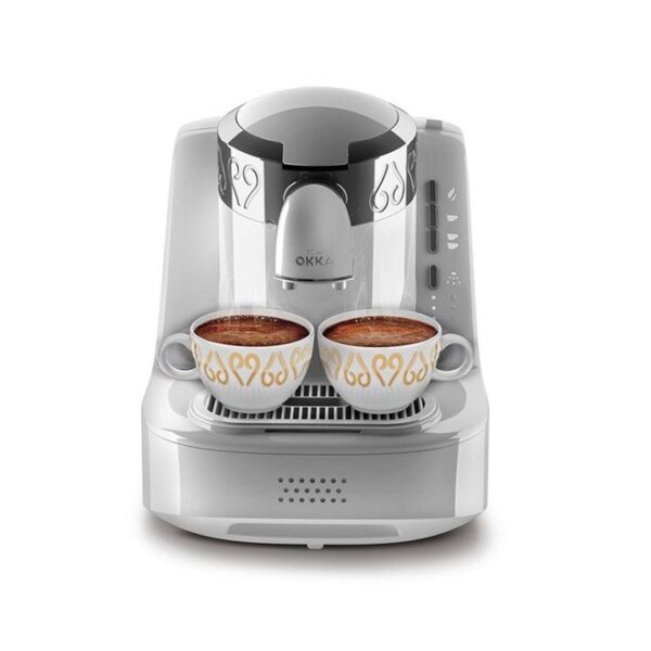 Arzum Okka Turkish Coffee Maker – White & Chrome Model: OK002UPG-W
