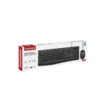 Promate Combo-CM4 ErgoComfort Wired Keyboard with Media Keys and 2400 DPI Mouse - Image 2