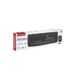 Promate Ergonomic Wireless Multimedia Keyboard with Palm Rest and Ambidextrous Mouse, ProCombo-14 - Image 2