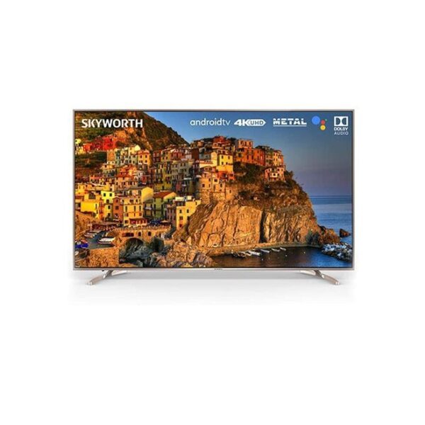 Skyworthn 75 Inch 4K UHD LED TV Android Google Assistant Color Black Model – 75SUC8100 – 1 Year Warranty