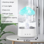 Rain Cloud Humidifier Essential Oil Diffuser with Remote - Image 7