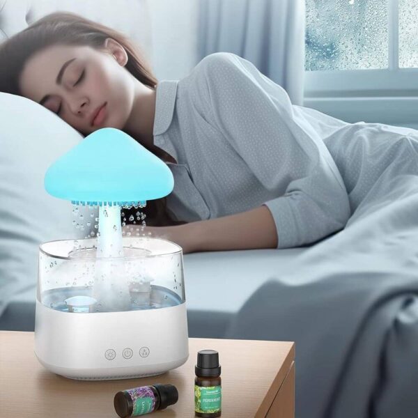 Rain Cloud Humidifier Essential Oil Diffuser with Remote