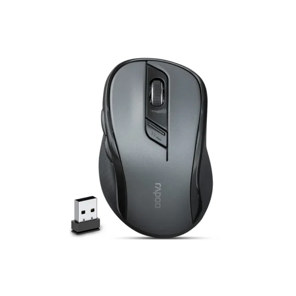 Rapoo M500 Silent Multi mode Wireless Optical Mouse, Black