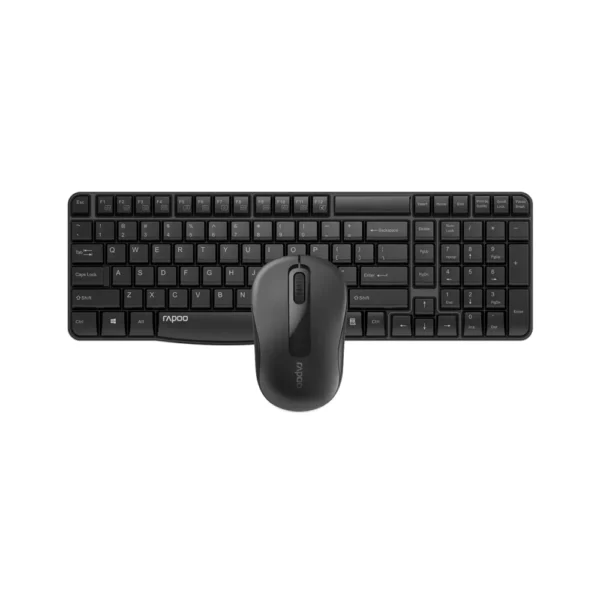 Rapoo X1800S Keyboard and Mouse Combo Wireless Black- 18458