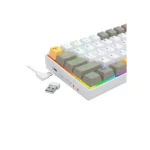 Redragon Draconic Pro 60% Wired/2.4G/BT Mechanical Gaming Keyboard-  K530-YL&WT&GY-RGB-PRO - Image 3