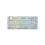 Redragon ELF PRO K649 75% Gasket Mechanical Gaming Keyboard, White – K649CT-RGB-PRO