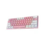 Redragon Fizz K617-RGB 60% Mechanical Keyboard, Pink & White – K617-RGB - Image 2