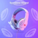 Redragon H211W Cronus Gaming Headphones, White – H211W-RGB - Image 3
