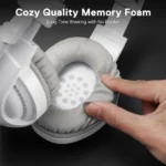 Redragon H211W Cronus Gaming Headphones, White – H211W-RGB - Image 4