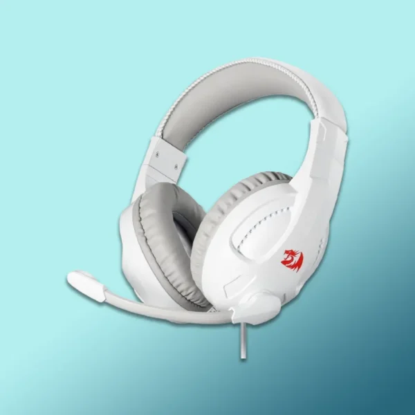 Redragon H211W Cronus Gaming Headphones, White – H211W-RGB