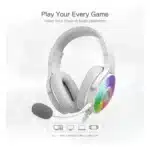 Redragon H350 Pandora RGB Wired Gaming Headset, White – Pandora H350WRGB - Image 4