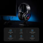 Redragon H350 Pandora RGB Wired Gaming Headset, Pandora – H350RGB - Image 2