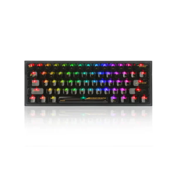 Redragon K617CTB RGB 60% Wired RGB Gaming Keyboard, Black-  K617CTB-RGB