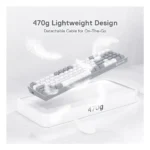Redragon K628 Pollux 75% Wired RGB Gaming Keyboard -K628WG-RGB - Image 8