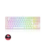Redragon Kumara K552W-RGB Mechanical Gaming Keyboard, White | K552W-RGB-Red
