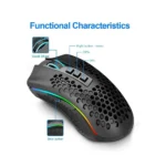 Redragon M808-KS Storm Pro RGB Wireless Gaming Mouse - Image 3